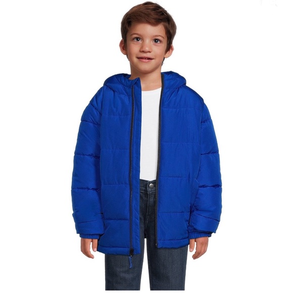 Swiss Tech Kid Boy Royal Blue Puffer Jacket - Picture 7 of 8